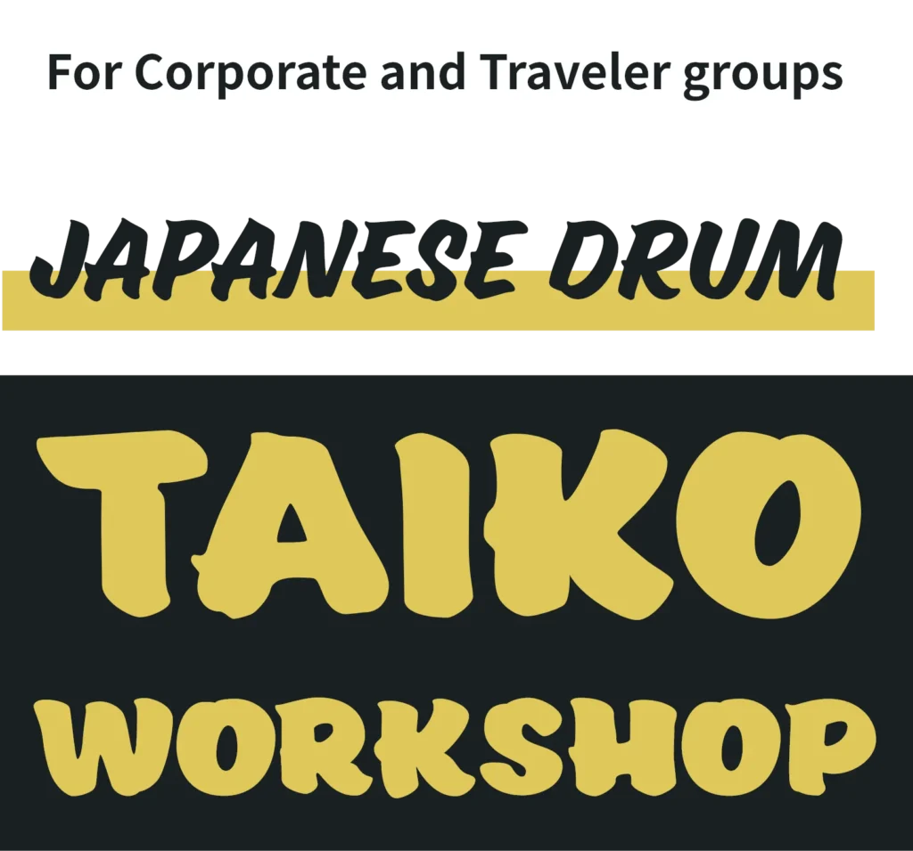 Japanese drum "TAIKO" workshop