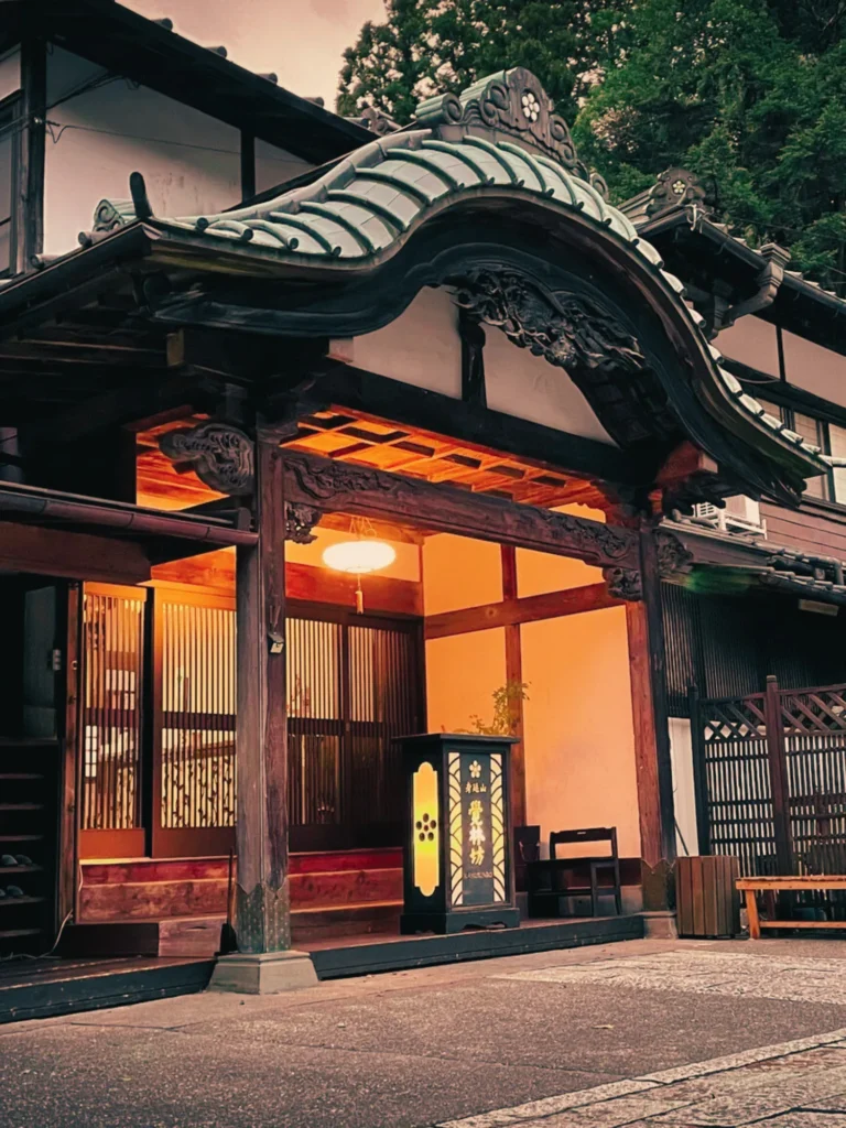 A temple lodging with a history of 550 years