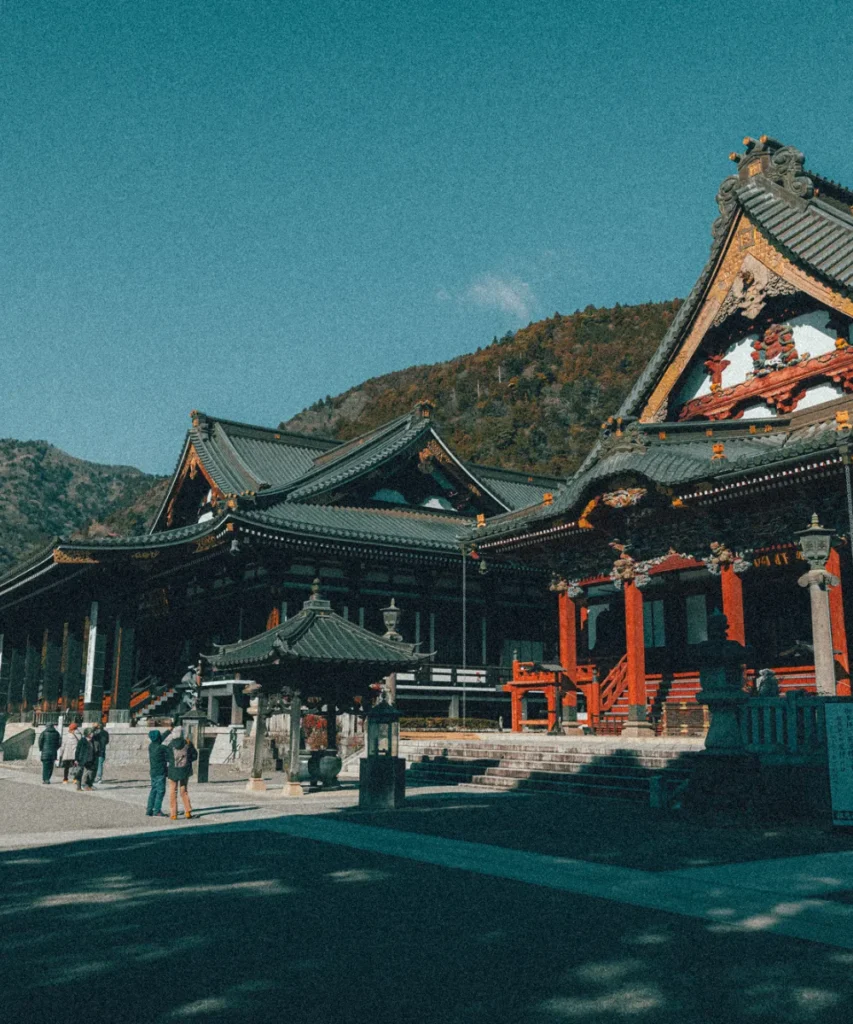 Main hall of Kuonji Temple on Mt. Minobu