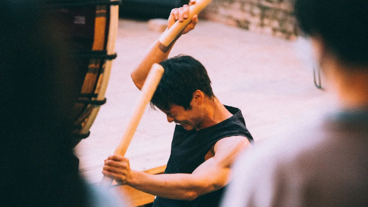 Japanese drum TAIKO solo performance