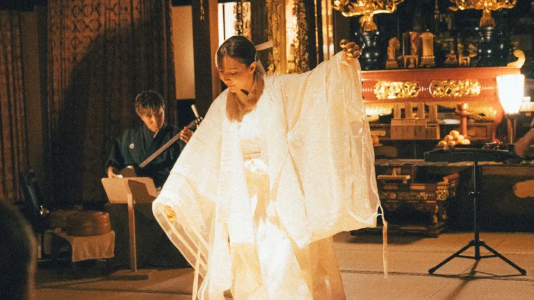 A special performance created in Minobu Town